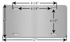 Cadillac Cadi Wreath Inspired Art Flat Aluminum License Plate Tag Silver Look