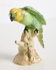 Rare Beswick England Parrot Figurine  930 Vintage 1930s 40s Porcelain Bird