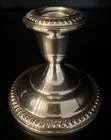 Set Of 2 Vintage Empire Weighted Sterling Silver Candlestick Holders  44