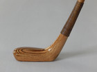 Vintage Refinished The  davie  Wood Putter - Made In Scotland