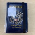 Slim Leather Travel Passport Wallet Holder Blocking 