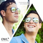 Gun Frame Mirror Lens Aviation Style Metal Sunglasses Shades Uv400 Men Women