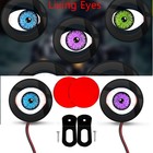 3d Dynamic Devil Eye Led Lens Lights - Car motorcycle Decorative Eye Design Usa