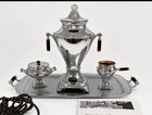 Vintage Manning Bowman Art Deco Electric Coffee Service Set Tested Works