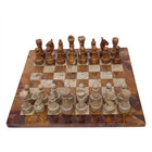 Marble Chess Set 12    Red   Coral Handmade Luxury Pieces Figures Board Game