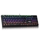 Mechanical Gaming Keyboard With Blue Switch  104-key Full Size Rgb Backlit