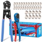 Pex Crimping Tool Kit With Cutter  Cinch   Remove  3 8  To 1  Clamps  Plumbing T