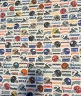 Nfl Fabric Size 5x3ft Color White All 32 Teams Are Represented Brand New 