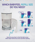 Refills Compatible With Dekor Plus Diaper Pails   4 Pack   Exclusive 30  Extra T