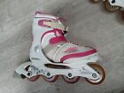 K2 Youth Girls Size 4 5 6 7 8 Adjustable Blades Inline Skates Annika Gray Pink