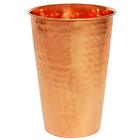Pure Copper Water Glass Hammered Drinking Tumbler Set Of 2 Pc 450ml Capacity