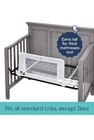 Hiccapop Convertible Crib Bed Rail For Toddlers  Crib Rail Guard With Reinforced