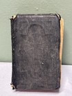 1881 Antique French Pocket Book Of Prayers Missing Page Damaged Condition Rare