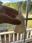 Vintage Fenton Opalescent Glass Bell With Iridescent Highlights  Ring Of Fire     