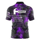 Personalized Name Hammer Purple Honeycomb Bowling Jersey Shirt All Size