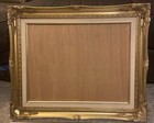 Gorgeous  Ornate Gold Gilt Victorian Picture Frame Portrait  Cedar Wood   Gesso
