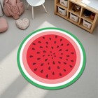 Cartoon Watermelon Rug Round Carpet Baby Play Room Mat Kids Nursery Fruit Mat