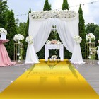 3 3 X 98 4 Ft Aisle Runner For Wedding Ceremony Double Sided Reflective Carpet M