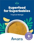 Amara Organic Baby Food  Stage 2  Tropical Mango  Baby Cereal To Mix With Bre   