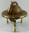 Vtg Old World Zodiac Globe With Stand Made In Italy 6 5  D X 7  H   video  