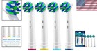 Cross-style Toothbrush Heads Compatible With Oral-b - 4 Pack Of Gentle Cleaners