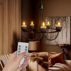 Rechargeable Tea Lights With Remote  6pcs Led Electric Flameless Flickering
