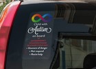Child With Autism On Board Decal Sticker Car Window Bumper Emergency Safety Sign