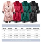 Women Satin Kimono Robe Lingerie Nightgown Sleepwear Silk Bathrobe Pajamas Set