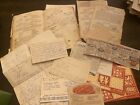Vintage Ephemera Lot 50  Paper Documents Photos Mixed Media Junk Journaling