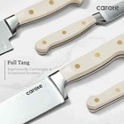 Carote Kitchen Knives  Stainless-steel Blades   Triple-rivet Cream Handle  New