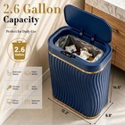 Ogikey 2 6 Gallon Gold Blue Automatic Touchless Trash Can