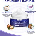 Natural Topical Magnesium Cream For Sleep nighttime Magnesium Lotion For Pain An