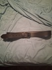 Levi s Mens Leather Belt Brown Medium Belt Size 34-36 Pant Size 32-34 7 Holes