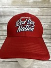 Boston Red Sox Budweiser Red Baseball Hat Welcome To Red Sox Nation New Rare