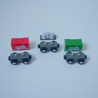 Brio World Wooden Railway Train Cargo Cars With Various Cargo - 8 Piece Lot