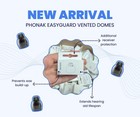 Genuine Phonak Easyguard Large Vented Domes 8 Pack Sealed 054-1257 Oem