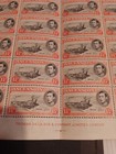 Ascension Island 1 1 2d Mint Stamp Sheet Kgv1 1938 Sg40e Dela Rue