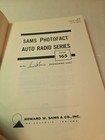 Original Sams Photofact Auto Radio Series Service Repair Manual Book Ar-165
