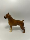 Rare Vintage 1950s Breyer No 66 Chestnut Male Boxer Dog 8 5  Early Vinyl Collar