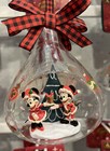 Disney Parks 2025 Santa Mickey And Minnie Mouse Tear Drop Christmas Ornament New
