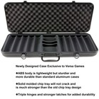 Poker Chip Case In Black 500 Piece Poker Case - Strong Abs Material - Durable   