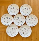 Set Of 7 Richard Ginori Perugia Fruit Floral Dinner Plated 10 25  Seven
