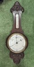 Large Antique English Weather Station barometer By Wilkinson   Sons