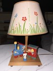 Cute Vintage Musical Train Lamp 1974 Nursery Originals - For Baby Or Child