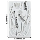 Tulip Flower Mold Polymer Clay Silicone Flower Diy Craft Epoxy Resin Molds