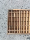 Hamilton Wood Oak Printers  Drawer Letterpress Type Set Case Shadow Box 
