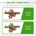 3 4 -1  Complete Repair Kit For Wilkins Backflow Preventer Zurn 975xl   975xl2