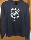 Nhl Reebox Mens Black Mens Pullover Hoodie Medium  b23 