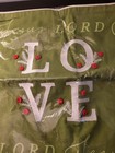 Mary   Martha Pillow Cover 18  X 18  Love Green Red   White New Gift