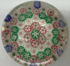 Mille-fiore Murano Glass Paper Weight Unbranded 1 5  High X 3  Wide 8 6oz